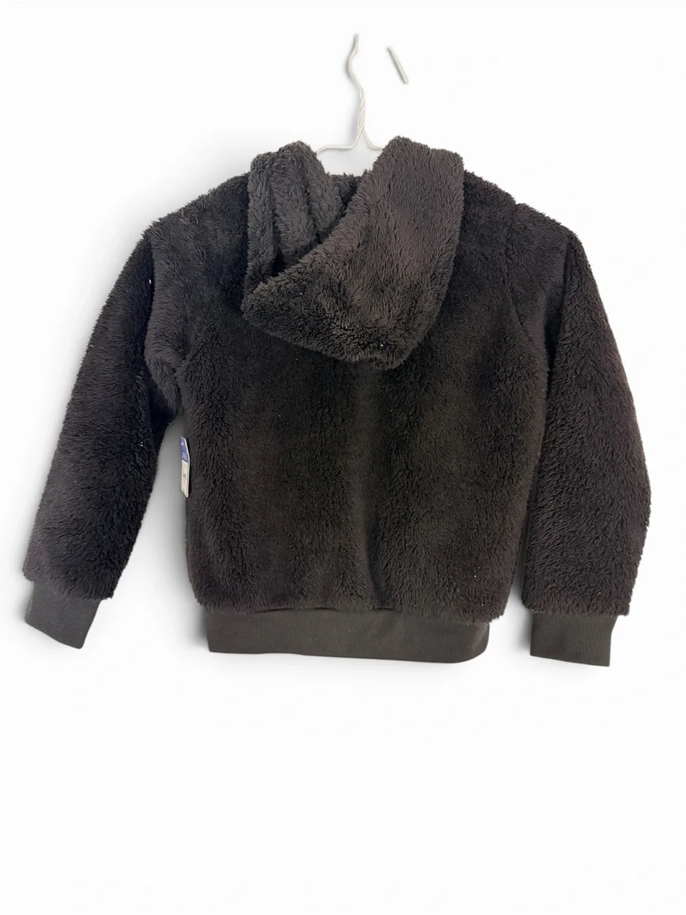 Arizona Jean Company Kids Black Sherpa Hoodie Jacket